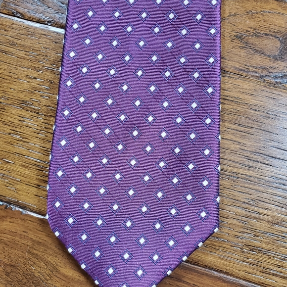 Jos. A. Bank Tie | purple | 100% silk - Picture 5 of 7